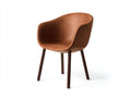 Chaise de salle à manger - Similicuir-Bois - 58x54x82 cm - Marron - Moderne