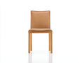 Chaise de salle à manger - Similicuir-Bois - 49x45x88 cm - Beige - Classique moderne